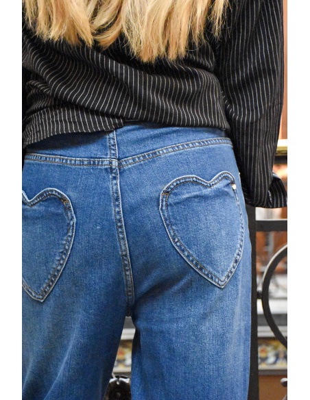 SEE YOU AGAIN SARL AROMA JEANS BLEU JEANS FEMME