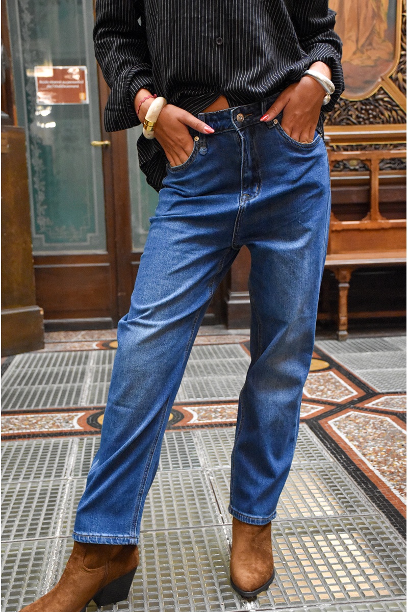 SEE YOU AGAIN SARL AROMA JEANS BLEU JEANS FEMME