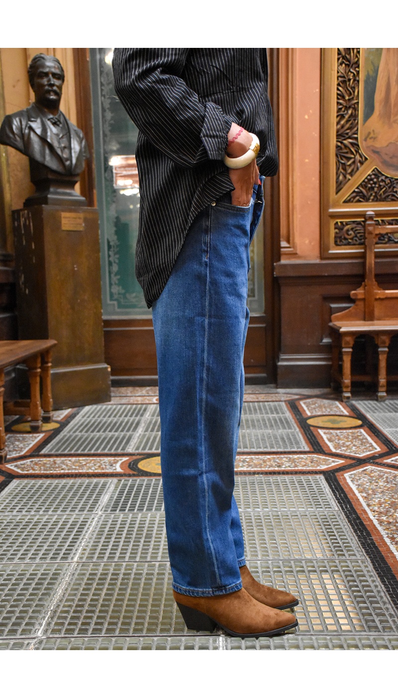 SEE YOU AGAIN SARL AROMA JEANS BLEU JEANS FEMME