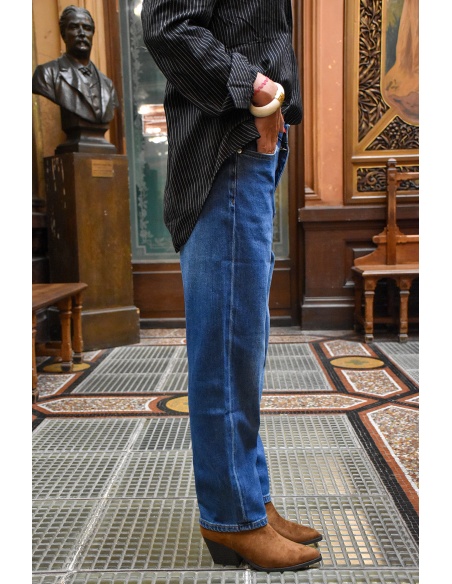 SEE YOU AGAIN SARL AROMA JEANS BLEU JEANS FEMME