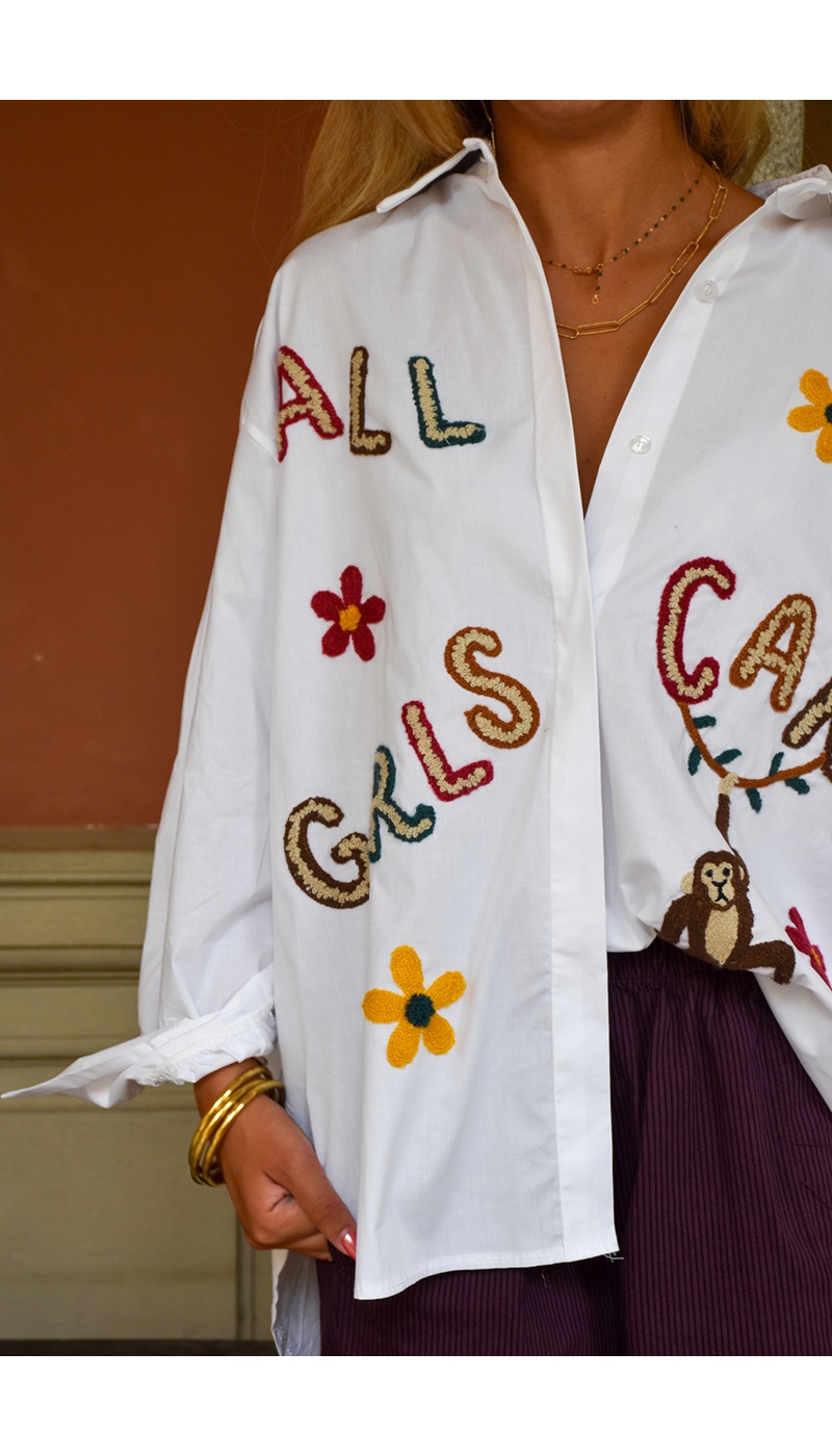 coutureve miss carla SINGE BLANC CHEMISIER