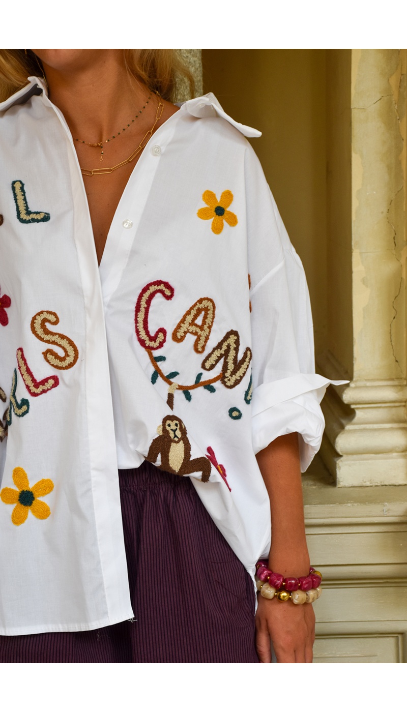 coutureve miss carla SINGE BLANC CHEMISIER