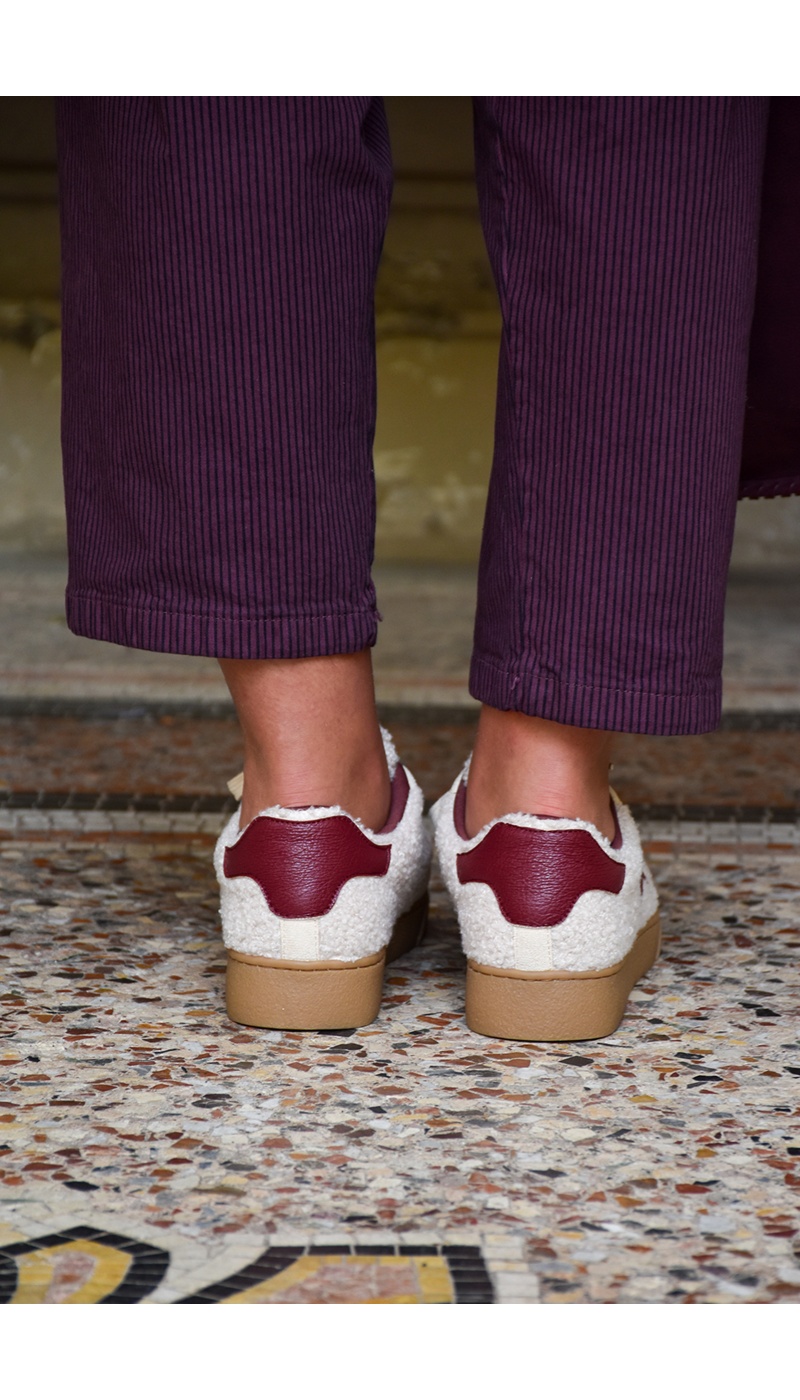 covana ETOILE BEIGE BASKETS FEMME