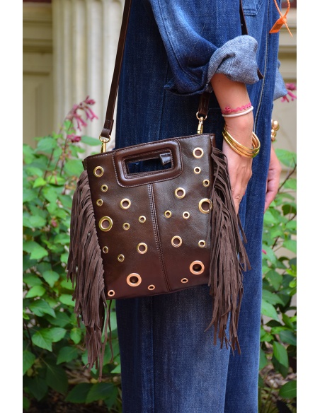 Sac Clouté Marron JULIETTE