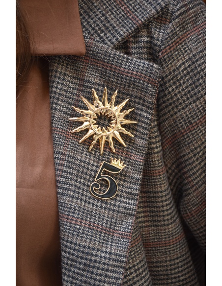 Blazer Foncé Motif GEORGIA
