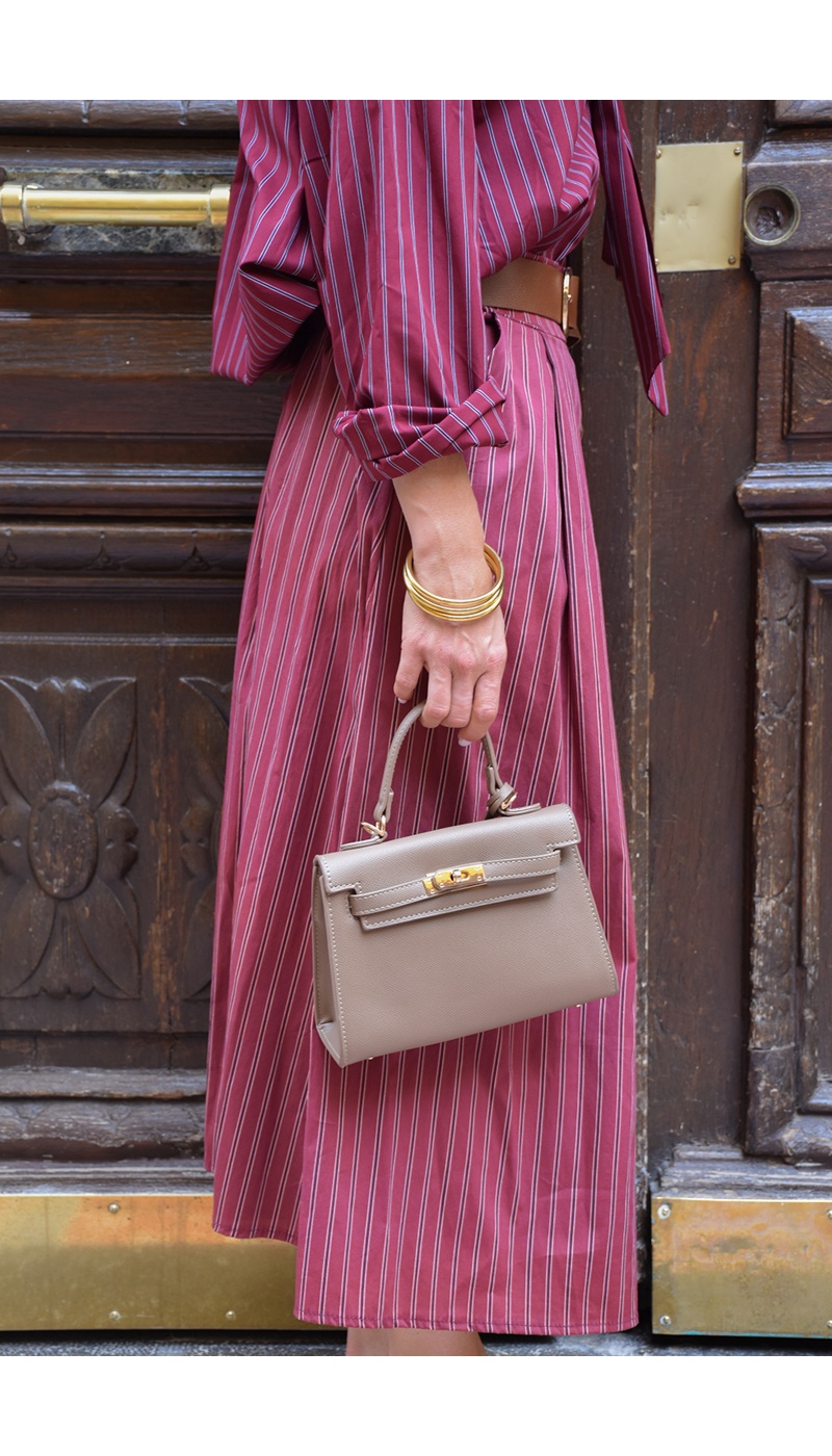 PODIUM MINI BEIGE SAC FEMME