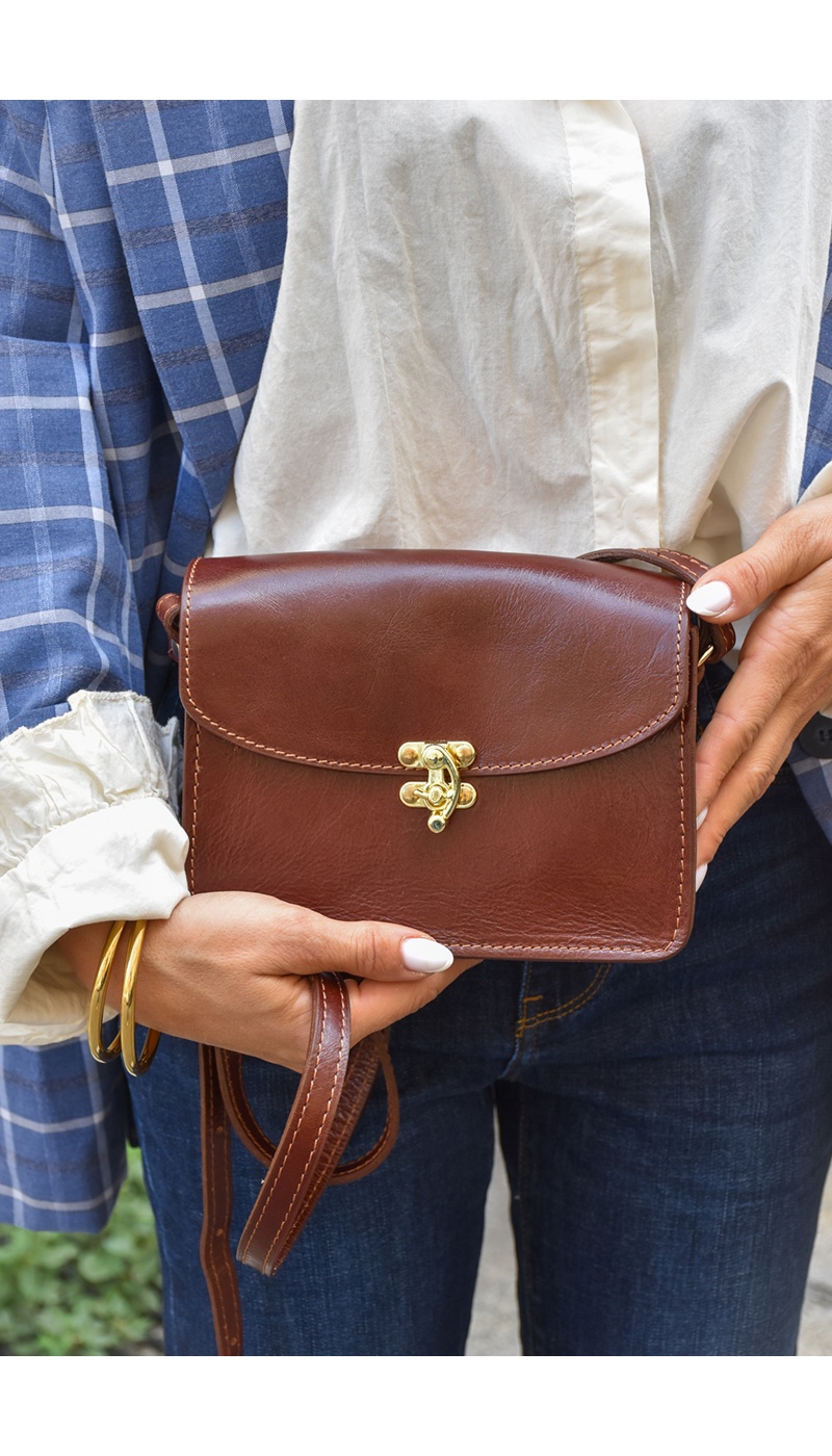 Sac Cuir Marron AGATHE