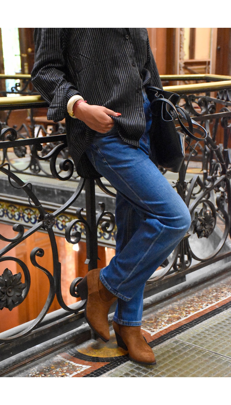 SEE YOU AGAIN SARL AROMA JEANS BLEU JEANS FEMME