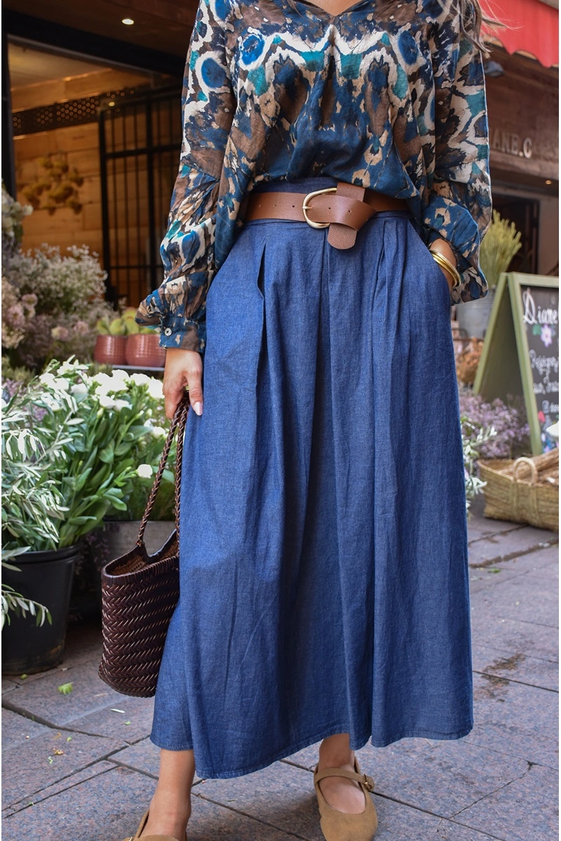 todami JEANS BLEU JUPES FEMME