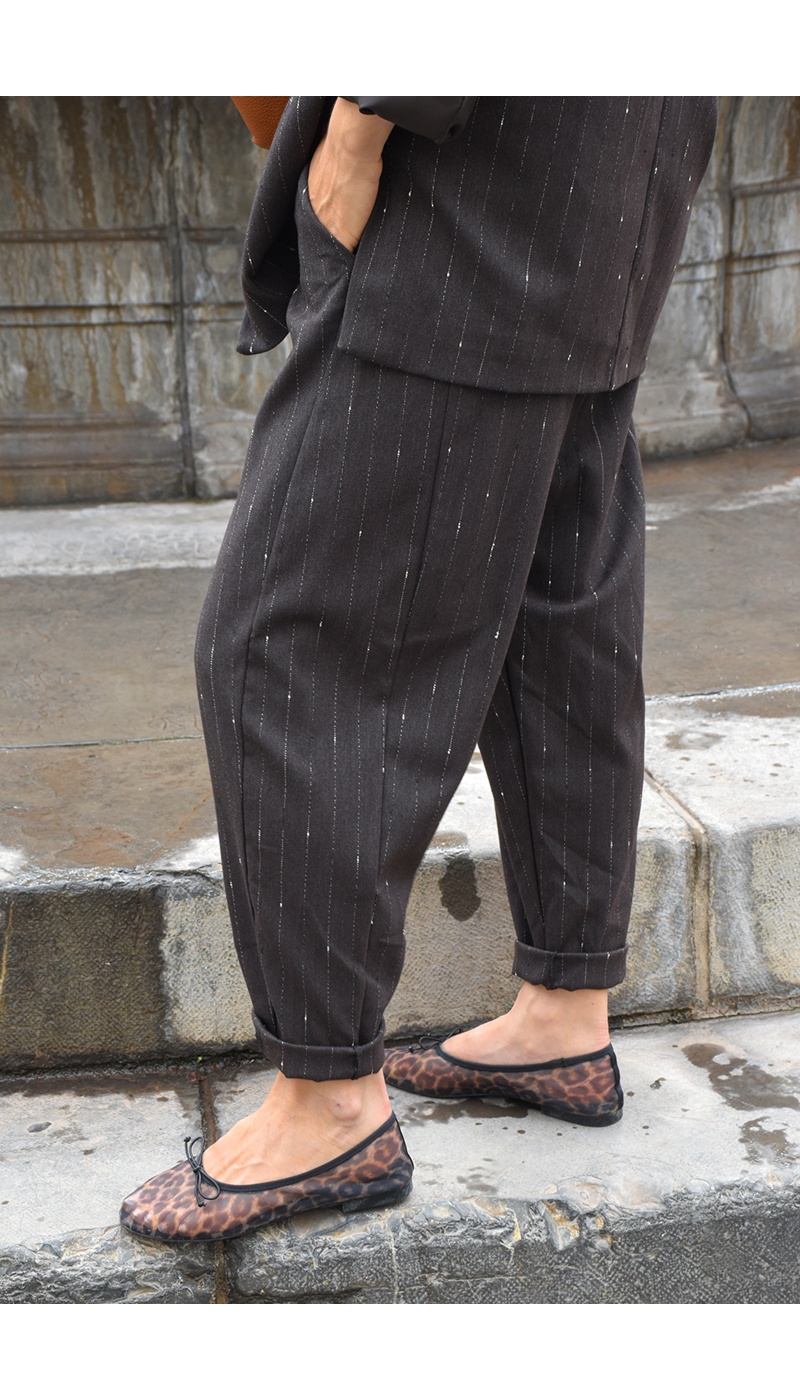 minth srl  MARRON PANTALON FEMME