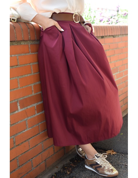 Jupe Unie Bordeaux JULIANA