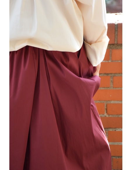 Jupe Unie Bordeaux JULIANA