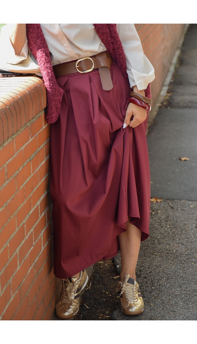 Jupe Unie Bordeaux JULIANA