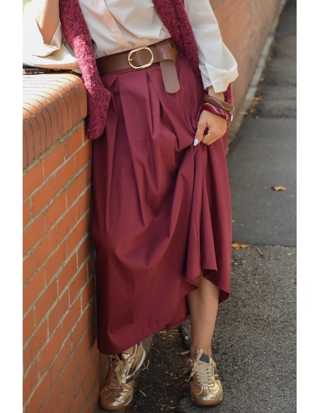 Jupe Unie Bordeaux JULIANA