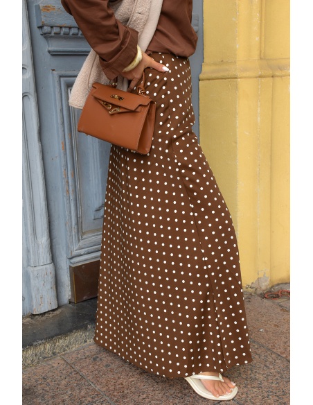 LILY DRESSING SO KITSCH POIS CAMEL JUPES FEMME