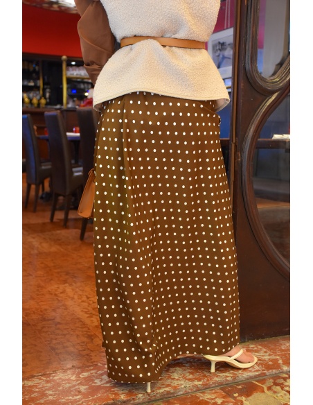 LILY DRESSING SO KITSCH POIS CAMEL JUPES FEMME