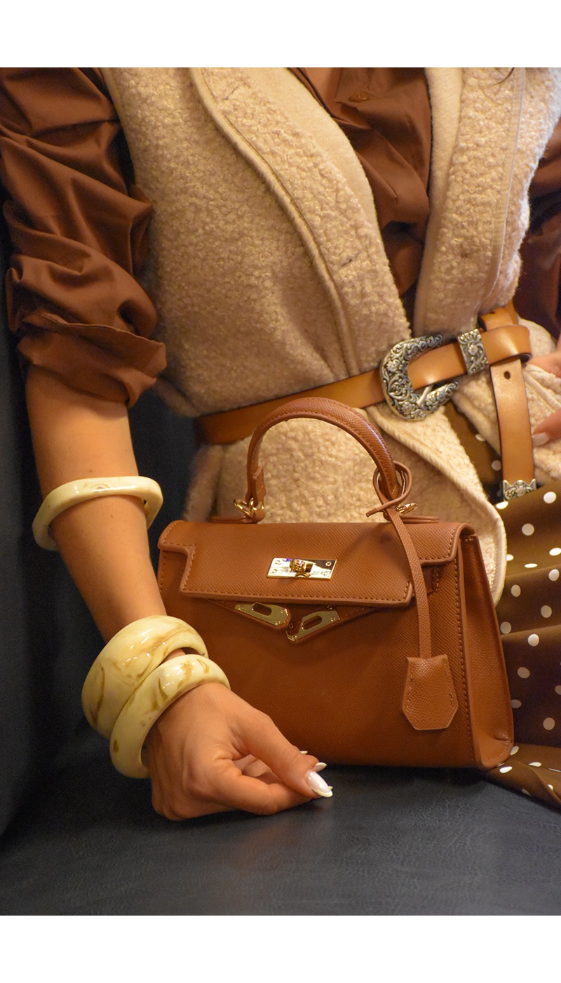 Ceinture Argent Camel EVIE