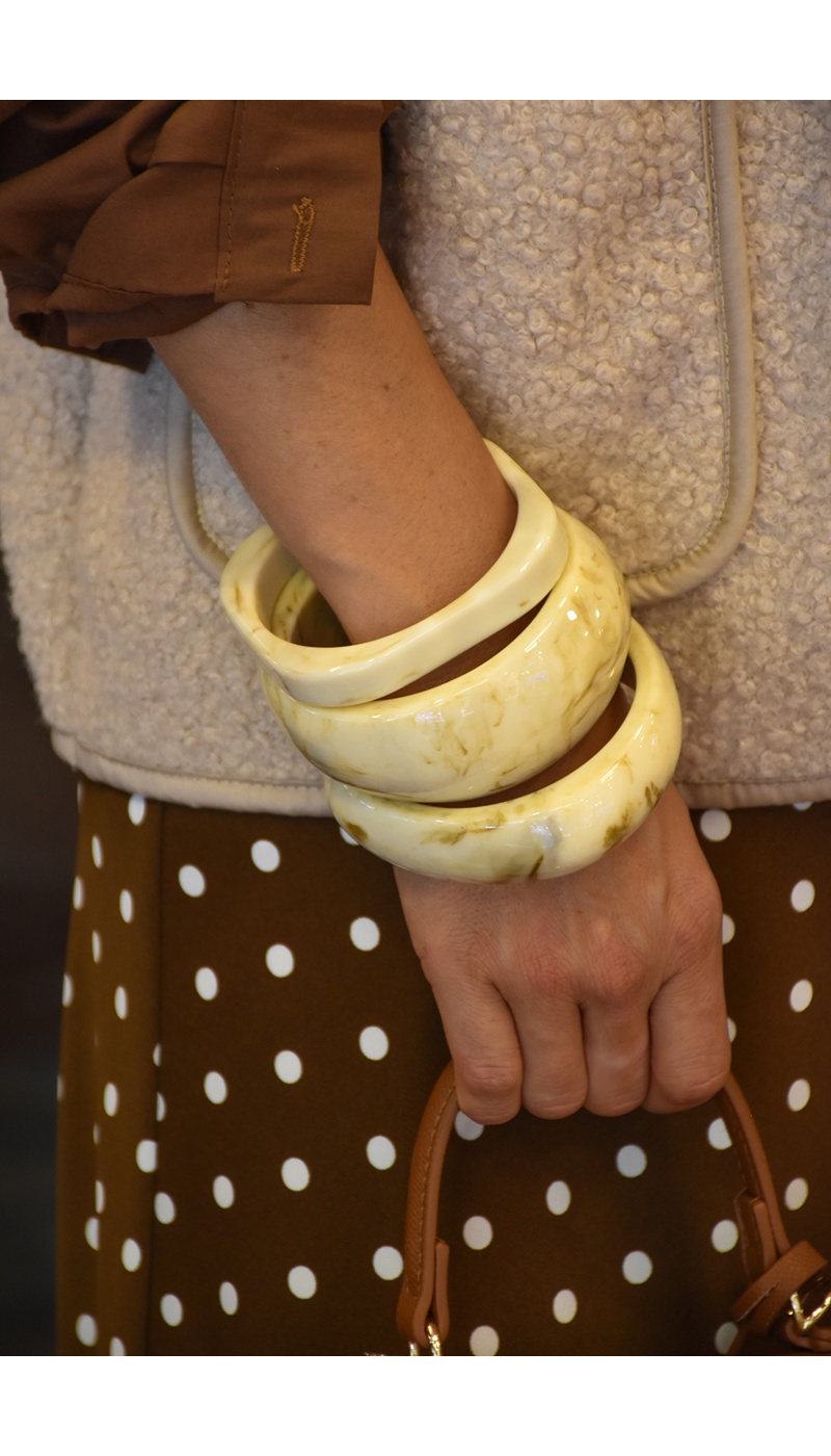 pretty baby MARBRE ECRU BRACELETS
