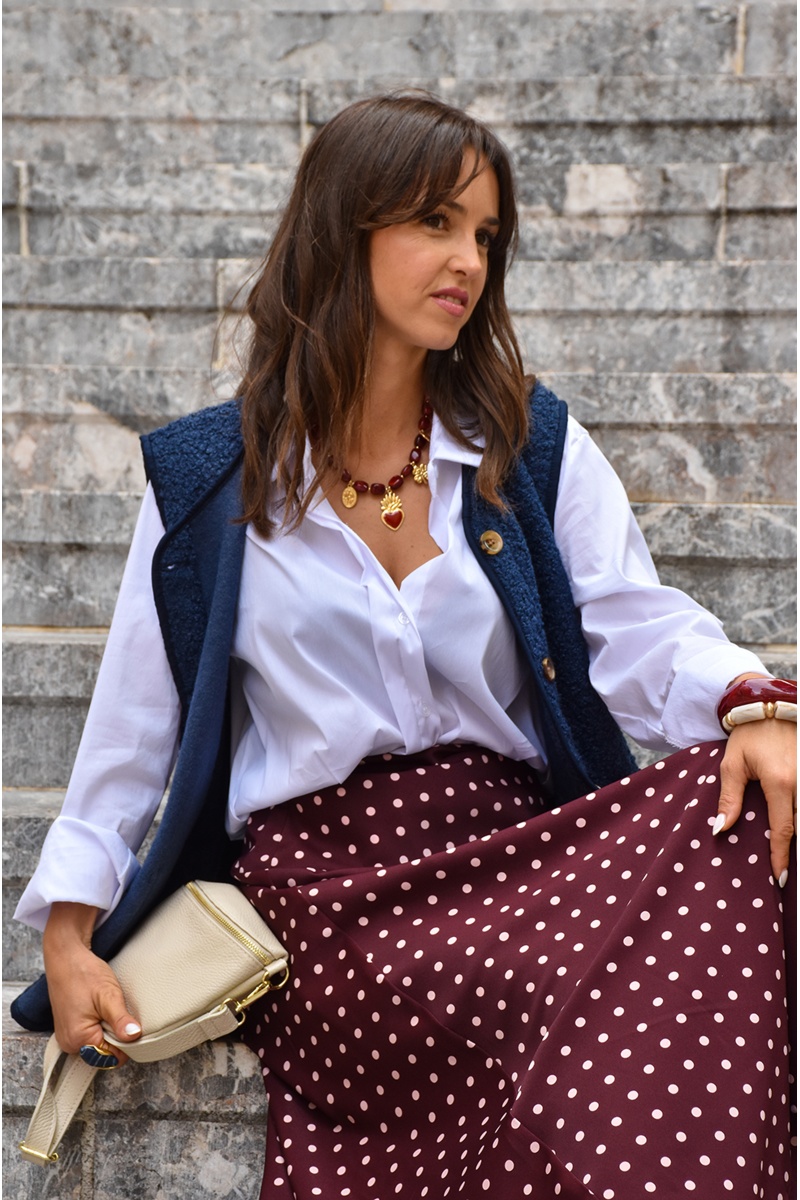 Gilet Moumoute Marine OLIVIA 2