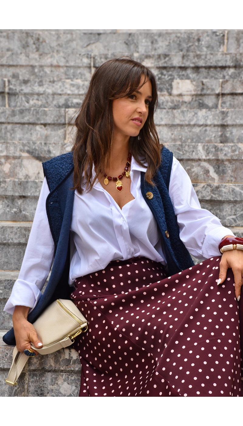 Gilet Moumoute Marine OLIVIA