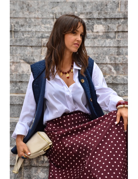 Gilet Moumoute Marine OLIVIA