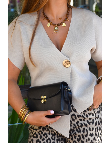Haut Maille Beige EDITH
