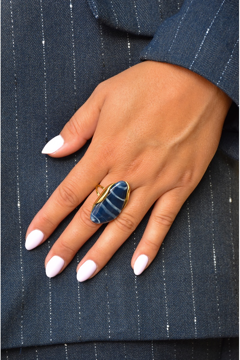 Bague Pierre Marine MARIANA