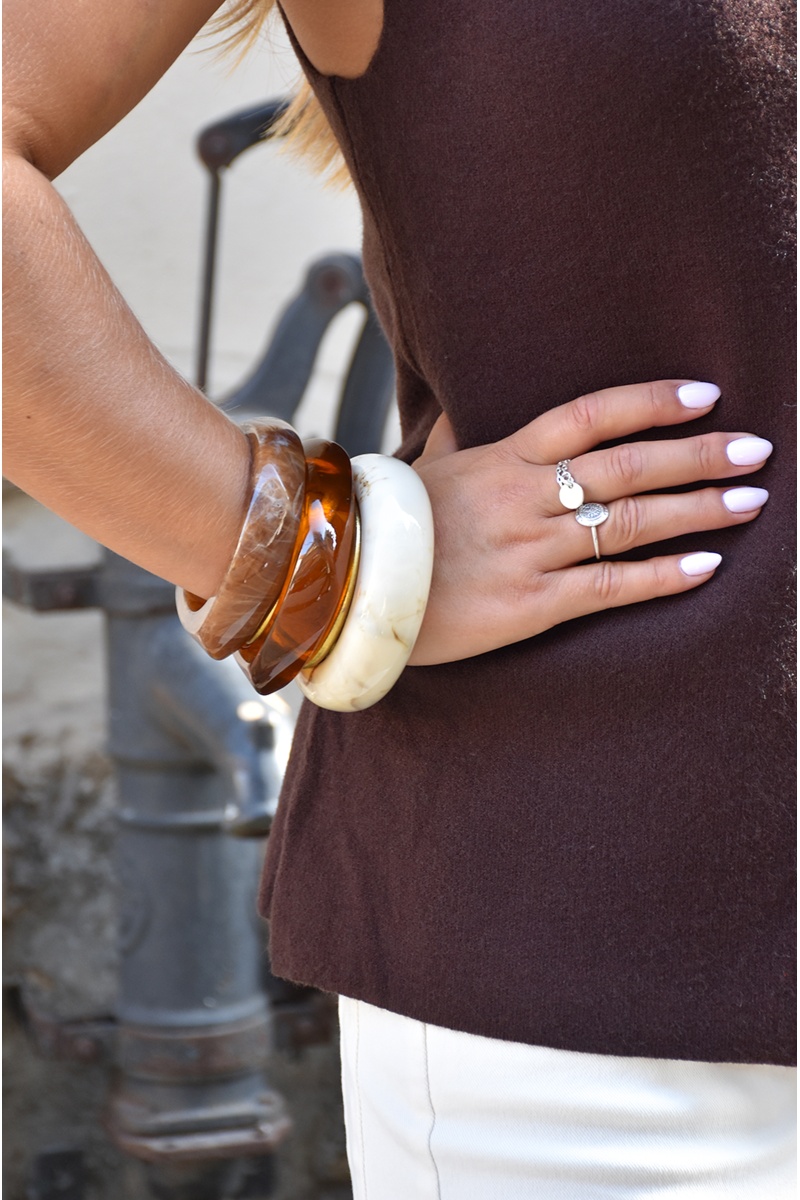 pretty baby ECRU CA/MAR BRACELETS