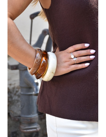 pretty baby ECRU CA/MAR BRACELETS