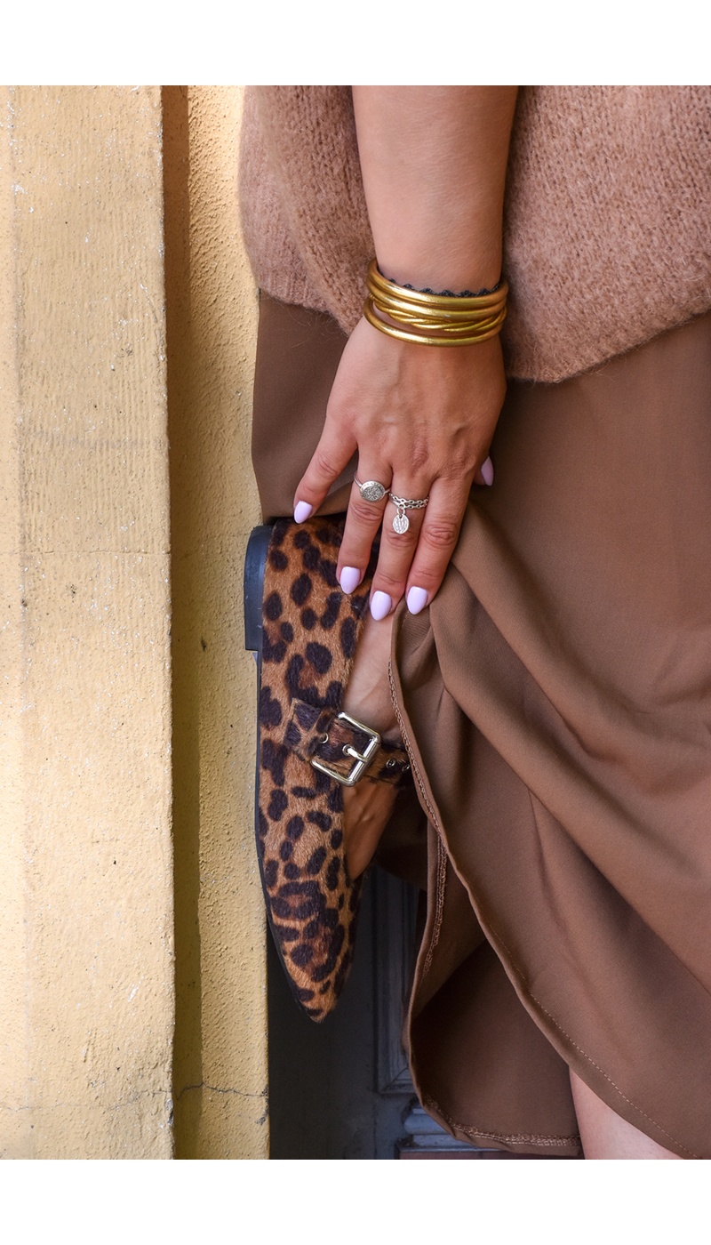 Scarpe da donna piatta leopar anouchca