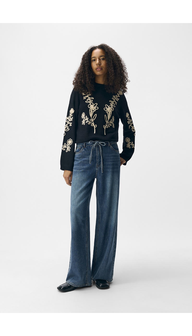 Jean Wide Leg Denim OBJROSIE