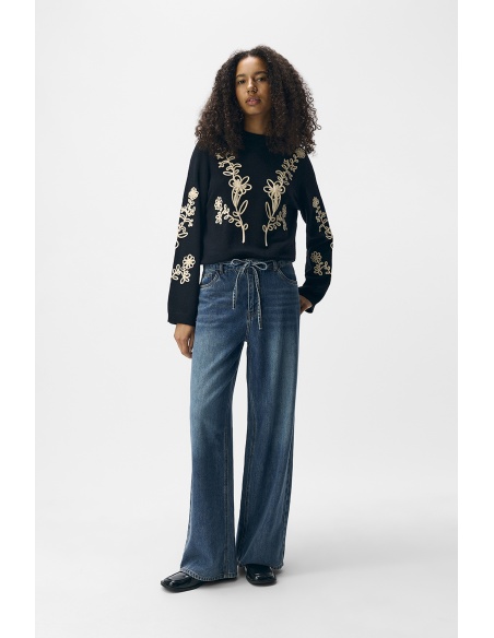 Jean Wide Leg Denim OBJROSIE