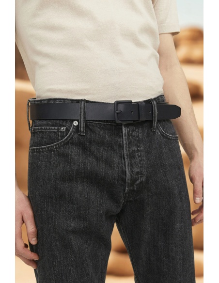 Ceinture Cuir Noir JACROMA