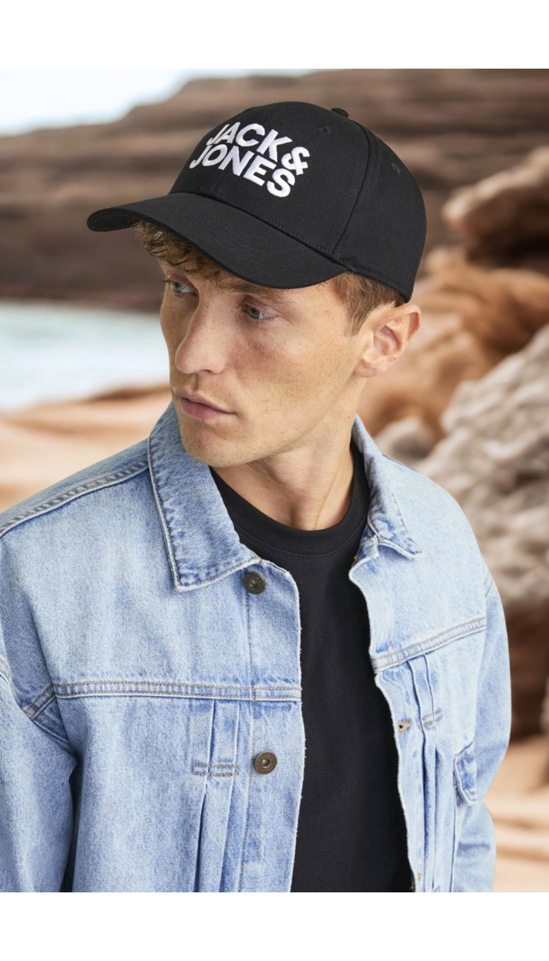Boné JACGALL Jack&Jones Preto - 1 | Bem-vindo