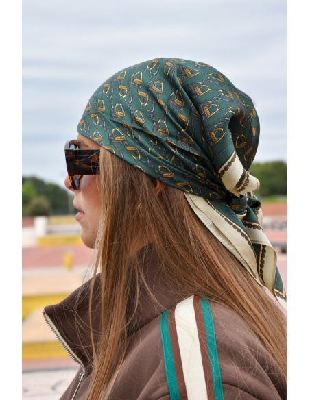TANG TAMMY ETRIER VERT FOULARD