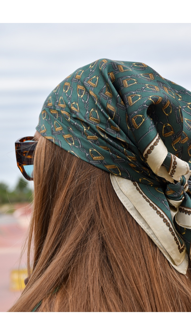 TANG TAMMY ETRIER VERT FOULARD