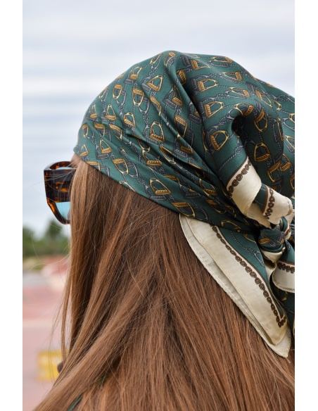 TANG TAMMY ETRIER VERT FOULARD
