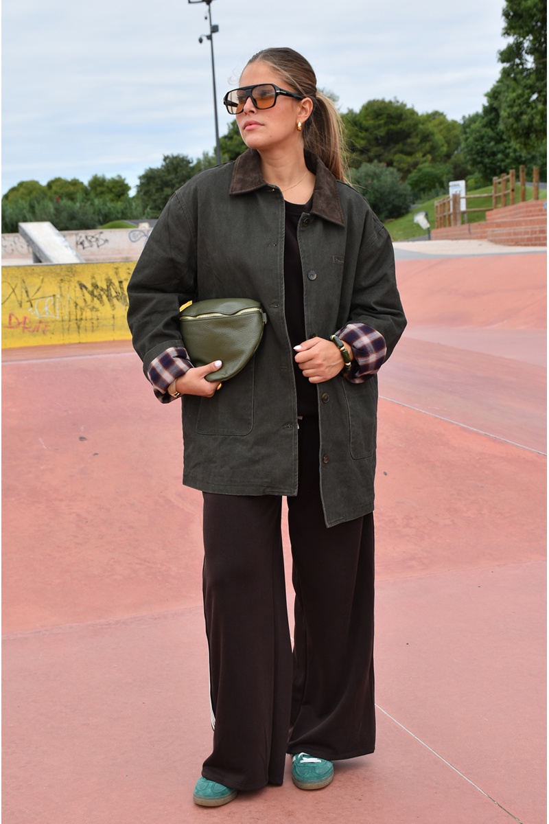 Veste Jeans Kaki BACHY