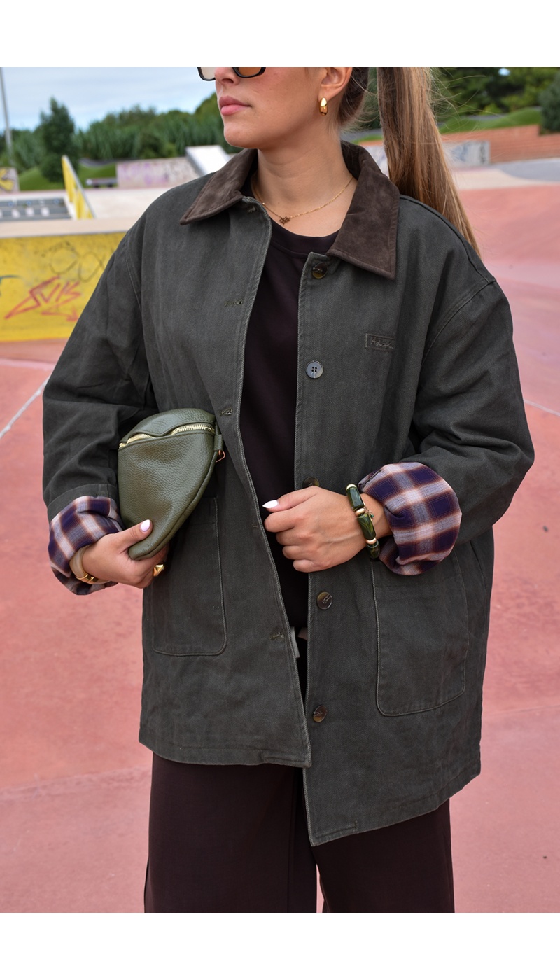 Veste Jeans Kaki BACHY