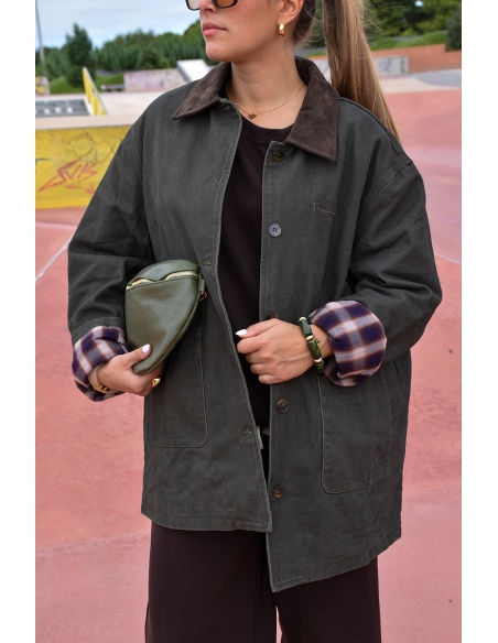 Veste Jeans Kaki BACHY