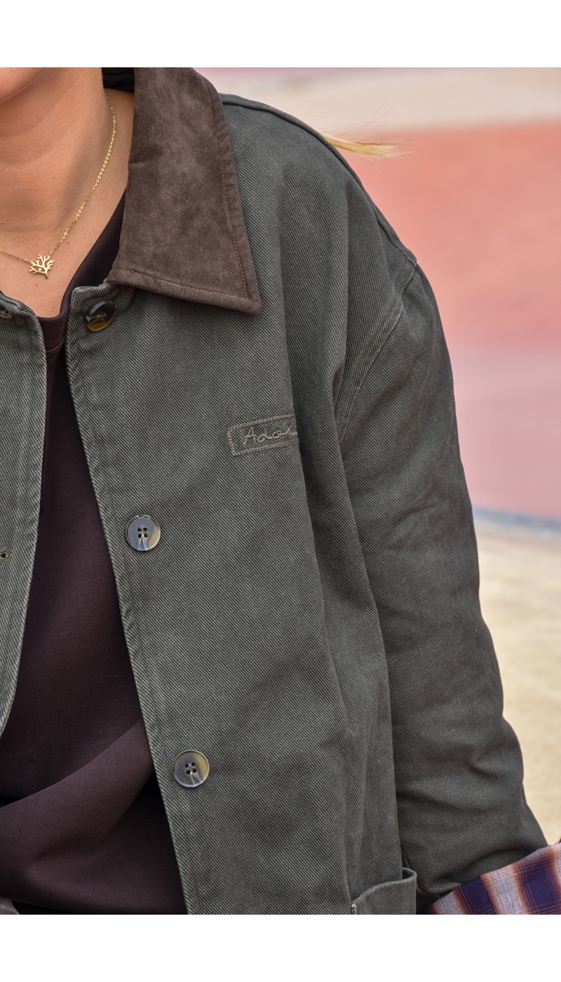 Veste Jeans Kaki BACHY