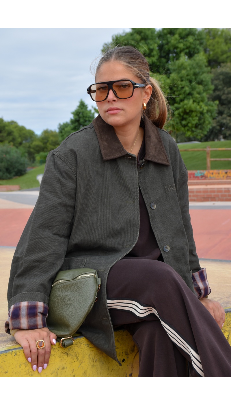 Veste Jeans Kaki BACHY