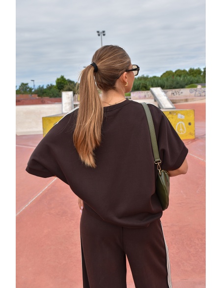 Haut Bandes Marron LINA