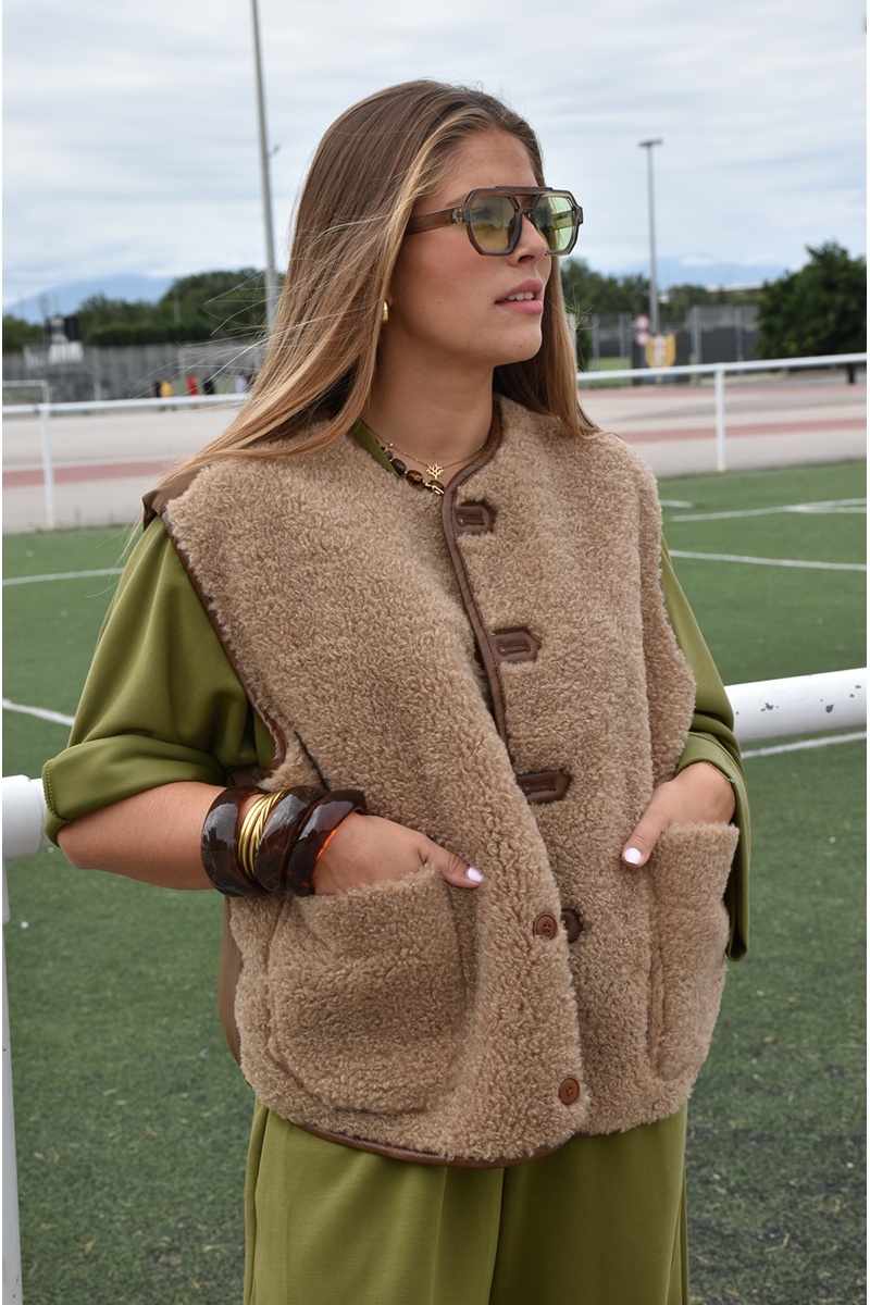 senes DOUDOU CAMEL VESTES FEMME