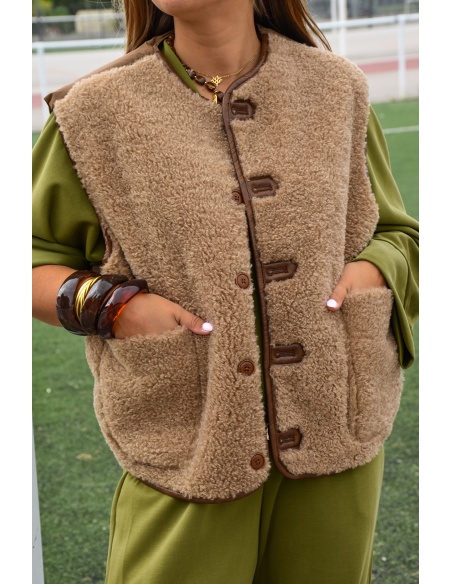 senes DOUDOU CAMEL VESTES FEMME