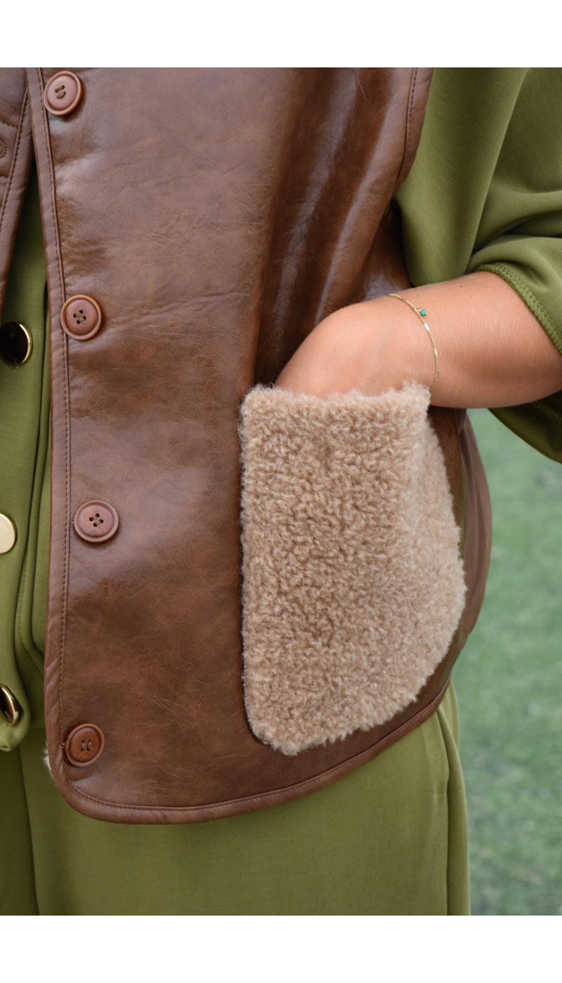 senes DOUDOU CAMEL VESTES FEMME