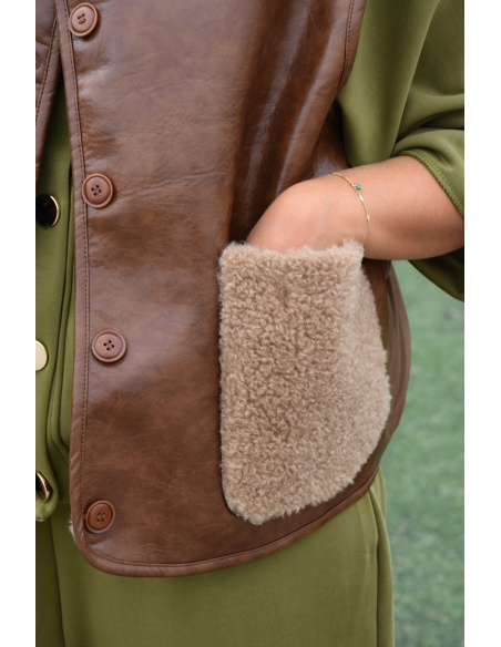 Veste Réversible Camel NINA
