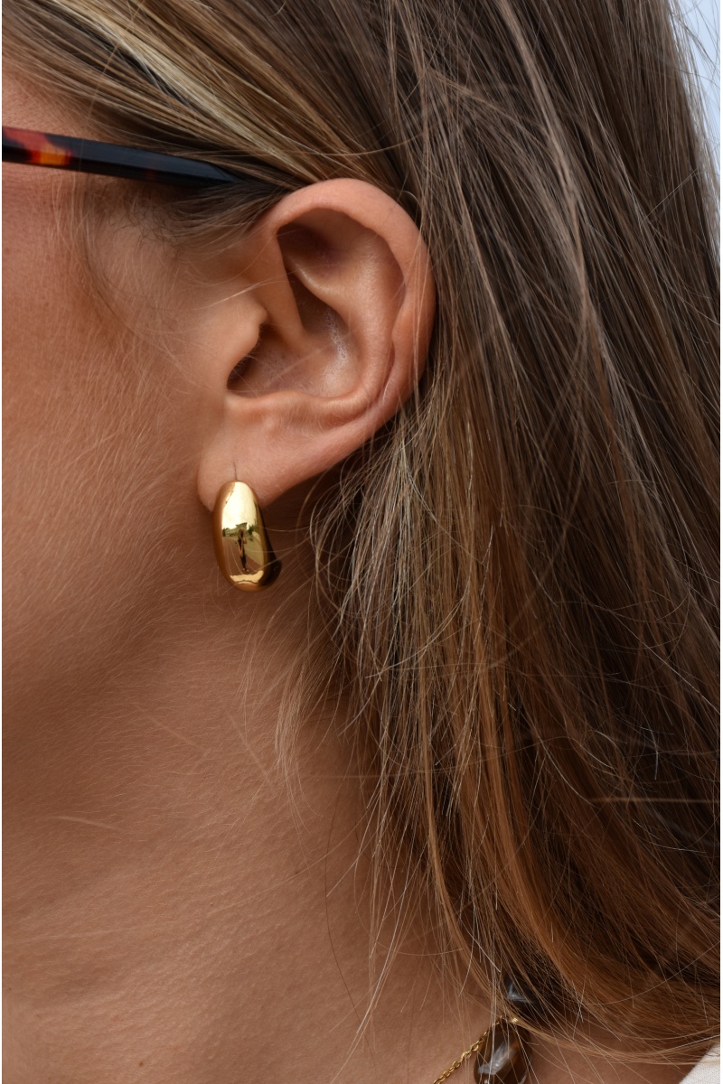 pretty baby  DORE BOUCLES D'OREILLES