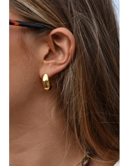 pretty baby  DORE BOUCLES D'OREILLES