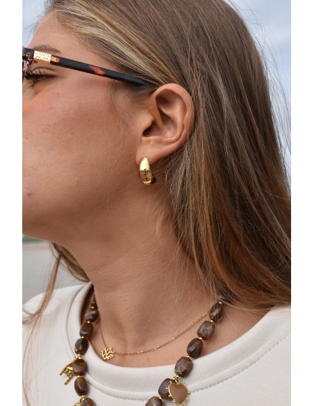 pretty baby  DORE BOUCLES D'OREILLES